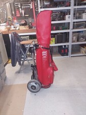sac de golf wilson vintage avec chariot