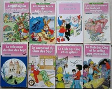 Enid Blyton Lot de 8 livres Bibliothèque rose livre enfant Ancien Jeunesse 