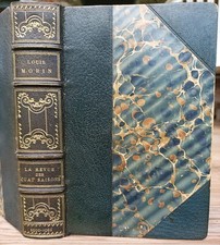 1900 - 1901 LOUIS MORIN LA REVUE DES QUAT' SAISONS  OLLENDORF RELIURE MAROQUIN