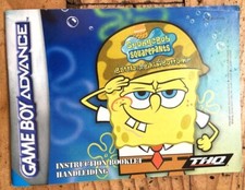 NOTICE ORIGINALE SPONGEBOB SQUAREPANTS BATTLE FOR BIKINI BOTTOM GAMEBOY ADVANCE