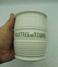 ANCIEN POT A RILLETTES  Ets  BARBIER à TOURS   