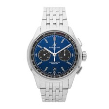 Breitling Premier B01 Chronographe Acier Auto Cadran Bleu Bracelet AB0118A61C1A1