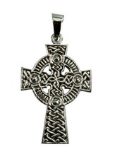 Pendentif Croix Celtique Celte Irlandais Crucifix en Argent 925 -6.4 gr.  # 5447