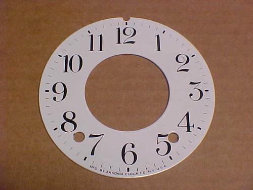 Visage horloge ansonia - visage, d'horloge