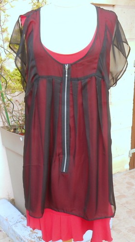 Robe tunique voile la mode - robe,