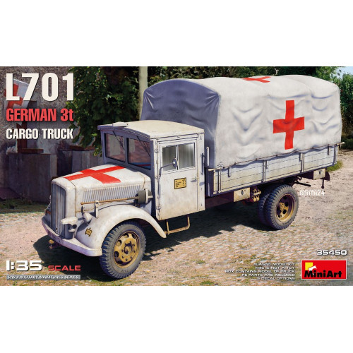 L701 german cargo - cargo, red