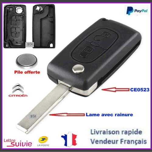 Coque clé plip 2bt - clé,