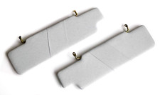 Pare-soleil Land Rover Defender 90-110, paire, design d'origine, GRIS, NEUF