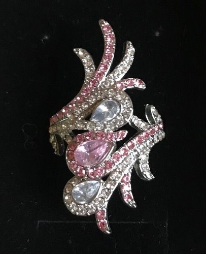 Bague sertie marquise argenté