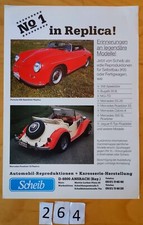 SCHEIB 356 SPEEDSTER / ROADSTER 33 / 959 CABRIO / TYPE E / MG-TD Réplique 199?