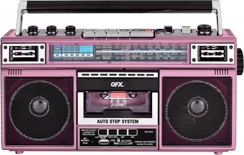 220bt pink boombox - j-220bt,