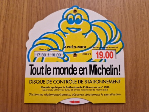 Disque stationnement bibendum - disque,