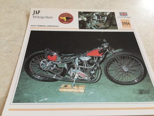 Fiche moto collection atlas - moto,
