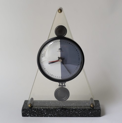 Horloge design memphis ecs - horloge,