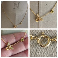 Collier Abeille Argent Massif