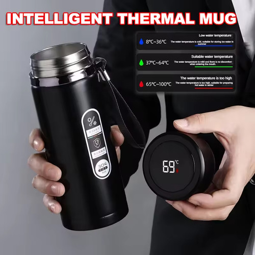 Bouteille thermos acier - bouteille,