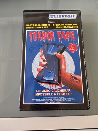 Vhs cassette video terror - cassette,
