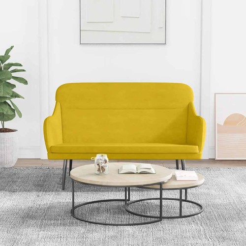 Banc jaune 110x76x80 - banc, cm