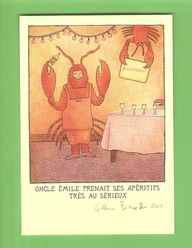 Glen baxter carte postale - glen,