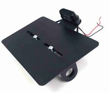 Support latéral de plaque d'immatriculation France pour fixation 20mm