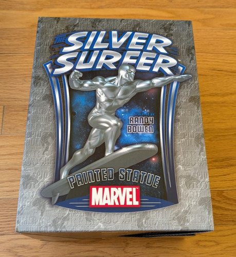 Bowen silver surfer statue - surfer,