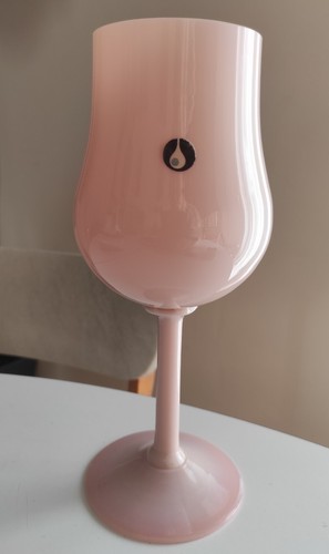 Vase calice opaline rose - calice,