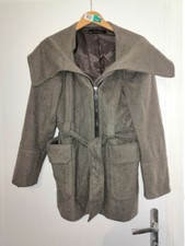 Manteau blouson zara 40 beige avec 70% de laine 