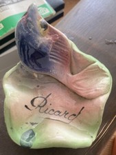 Cendrier RICARD Céramique POISSON ancien publicitaire 