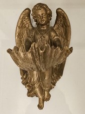Original Milo Jeune Guardian Ange Support Mural Bronze Statue Sculpture Bronze