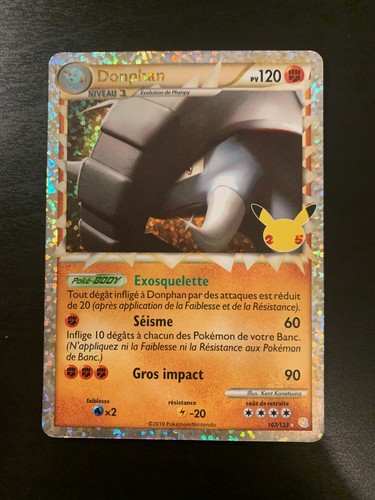 Carte pokémon donphan - carte,