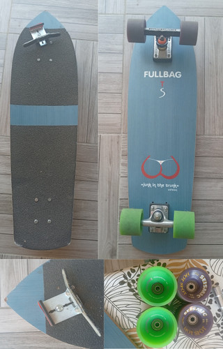 Slalom skatebord fullbag - skatebord, ts-
