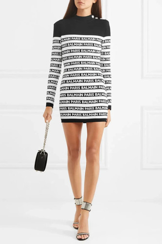 Mini robe moulante tricot - en,