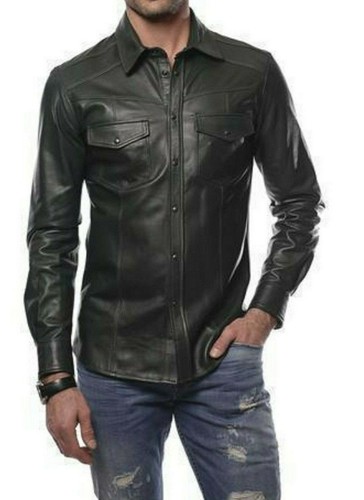 Chemise cuir mouton - en,
