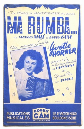 Partition vintage sheet music
