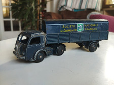 DINKY TOYS FRANCE tracteur PANHARD semi remorque SNCF Ancien