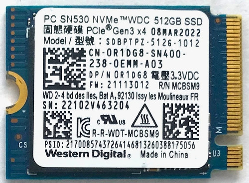 Disk western digital sn530 - pc,