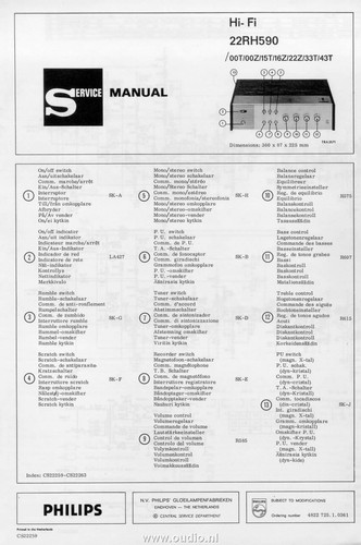 Manuel service philips - manuel,