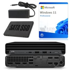  PC Ordinateur de bureau HP ELITEDESK 800 G6 MINI i5-10500 8Go 256Go SSD WIN11