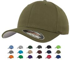Flexfit Laine Peigné Casquette Baseball Avec Visière Courbe [Enfant Pour Adulte]