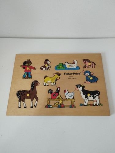 Puzzle bois vintage 1982 - en,