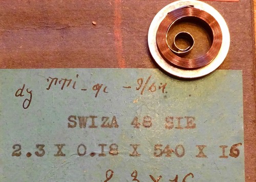 Ressort reveil swiza 48 - ressort,