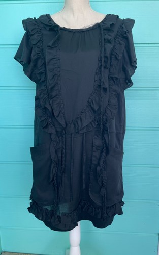 Robe courte noire tsumori - courte,