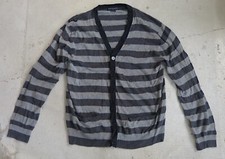 French Connection gilet et tricot de coton à rayures XL