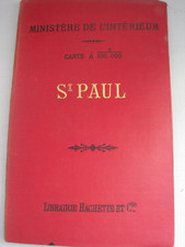 carte 1/100 000° St PAUL BUGARACH 1898
