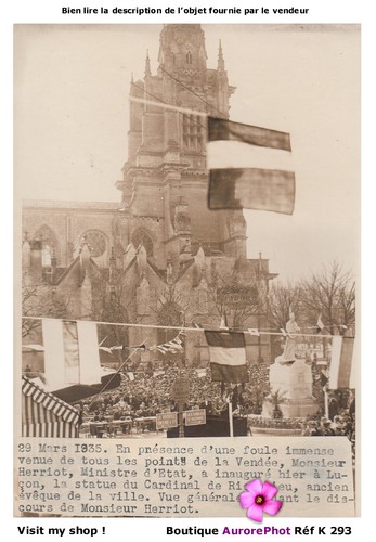 Luçon 1935 inauguration de - 1935,,