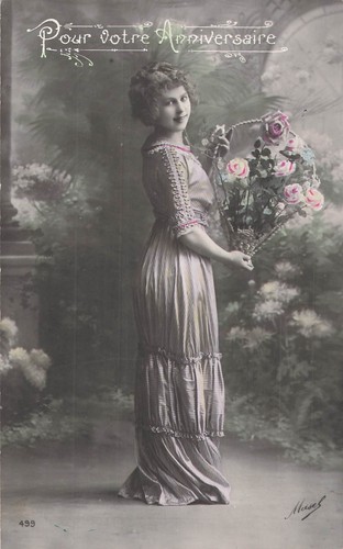 Anniversaire femme elegante - femme,