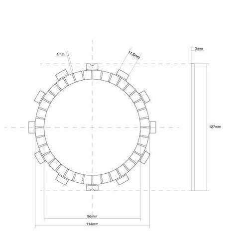 Disque embrayage joint - disque, d'embrayage