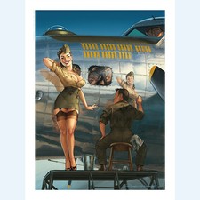 HUGAULT - Pin up - Avion /