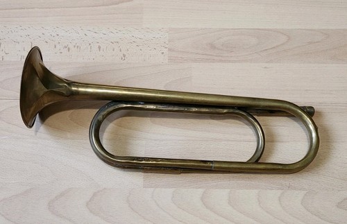Clairon ancien laiton - ancien, déco