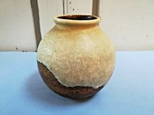 VASE BOULE EN GRÈS ÉMAILLÉ